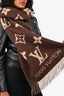 Louis Vuitton Brown/Beige Cashmere Reykjavik Scarf