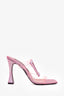 Les Petit Joueurs Pink/PVC Crystal Heels Size 39