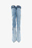 Dolce & Gabbana Denim Knee High Boots Size 39