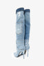 Dolce & Gabbana Denim Knee High Boots Size 39