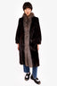 Vintage Dark Ranch Mink & Fox Fur Coat Jacket Est. Size 2