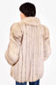 Vintage White Norwegian Fox Fur Coat Est. Medium