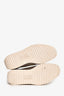 Thom Browne White Leather Wing Tip Platform Brougues Lace Up Size 39