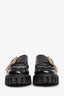 Roger Vivier Black Patent Leather 'Viv Go Thick' Platform Loafers Size 38.5