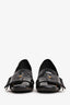 Miu Miu Patent Leather Buckle Detail Loafer Heels Size 38