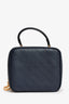Gucci Navy Leather Blondi Top Handle with Strap