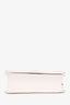 Christian Dior 2018 White Leather Studded Diorama Small Shoulder Bag