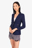 Smythe Navy Single Breasted Blazer Size 2