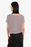 Vince Grey Knit Cropped Sleeveless Sweater Size XS