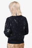 Christian Dior Navy Cashmere Moon Turtleneck Size 2