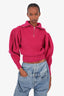 Isabel Marant Pink Wool Kuma Pointelle Sweater Size 38