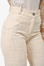 Ba&sh Cream Tweed 'Amour' Pants Size 34