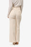 Ba&sh Cream Tweed 'Amour' Pants Size 34