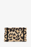 Christian Dior Beige Leopard Canvas Mini Book Tote Phone Bag