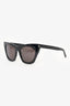 Saint Laurent Black Frame Cat-eye Sunglasses