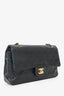 Pre-Loved Chanel™ 1991-94 Black Lambskin Medium Double Flap Shoulder Bag Chanel 1991-94 Black Lambskin Medium Double Flap Shoulder Bag