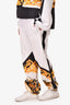 Versace White Printed Nylon Joggers Size 50