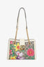 Gucci GG Supreme Flora Small Padlock Shoulder