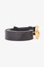 Gucci Black Leather GG Marmont Belt Size 90/36