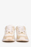 Pre-Loved Chanel™ White Suede/Leather CC Sneakers Size 36