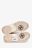 Pre-Loved Chanel™ White Suede/Leather CC Sneakers Size 36