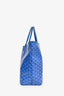 Goyard 2017 Blue Canvas St Louis PM Tote with Pouch