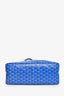 Goyard 2017 Blue Canvas St Louis PM Tote with Pouch