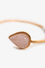Louis Vuitton Gold Tone Gemstone Set Bangle