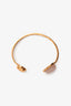 Louis Vuitton Gold Tone Gemstone Set Bangle