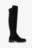 Stuart Weitzman Black Suede 5050 Knee High Boots Size 7