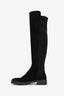 Stuart Weitzman Black Suede 5050 Knee High Boots Size 7