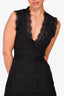 Cynthia Rowley Black Lace V-Neck Dress Size XS