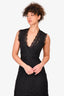 Cynthia Rowley Black Lace V-Neck Dress Size XS
