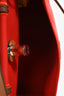 Hermès 2017 Red Canvas/Brown Leather Herbag 31