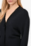 Stella McCartney Black V-Neck Midi Dress Size 42