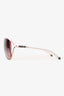 Chrome Hearts Gold Tone/White Sunglasses