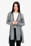 Sportmax Grey Wool/Silk Blend Cardigan Size M
