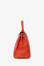 Hermès 2011 9M Salmon Togo Leather Kelly 28 Top Handle with Strap
