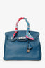Hermès 2013 1P Colvert (Navy) Epsom Leather Birkin 30