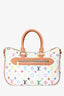 Louis Vuitton 2008 White/Multicolor Monogram Rita Bag