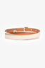 Hermès 2022 White Epsom Leather Pop H 15 Belt Size 80