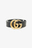 Gucci Black Leather GG Marmont Belt Size 85/34