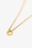 Cartier 18K Yellow Gold Love Necklace with 2 Diamonds