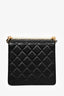 Pre-Loved Chanel™ 2019 Black Leather Chic Pearl Swaure Flap Bag