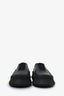 Jil Sander Black Baby Calfskin 'Agnellato' Slip On Sneakers Size 36