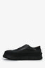 Jil Sander Black Baby Calfskin 'Agnellato' Slip On Sneakers Size 36
