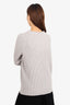 Max Mara Leisure Grey Knit Mock Neck Sweater Estimated Size Small