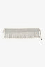 Miu Miu Silver Crystal Embellished Fringe Choker Necklace