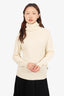 Woolrich Cream Wool Turtleneck Sweater Size X-Small