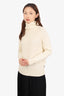 Woolrich Cream Wool Turtleneck Sweater Size X-Small